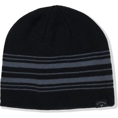 Bonnet réversible Callaway Golf Homme 2023 Tour Authentique - Bonnet à rayures - Publicité Bonnet réversible Callaway Golf Homme 2023 Tour Authentique - Bonnet à rayures - Publicité