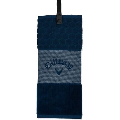 Asciugamano da golf unisex Callaway 2023 Trifold Navy - Asciugamano da golf Asciugamano da golf unisex Callaway 2023 Trifold Navy - Asciugamano da golf