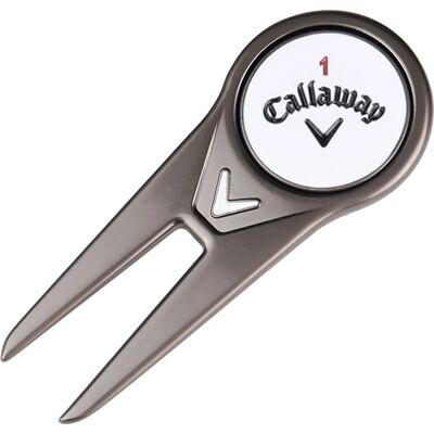 Callaway Golf Unisex 2023 Double Prong Removable Marker Course Divot Tool - Golf Equipment Callaway Golf Unisex 2023 Double Prong Removable Marker Course Divot Tool - Golf Equipment