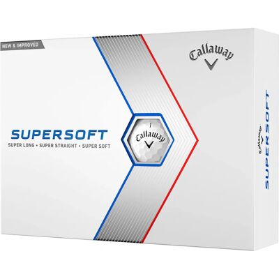 Balle da Golf Callaway Supersoft 23 - Bianco, Giallo, Arancione, Rosso, Verde, Rosa Balle da Golf Callaway Supersoft 23 - Bianco, Giallo, Arancione, Rosso, Verde, Rosa