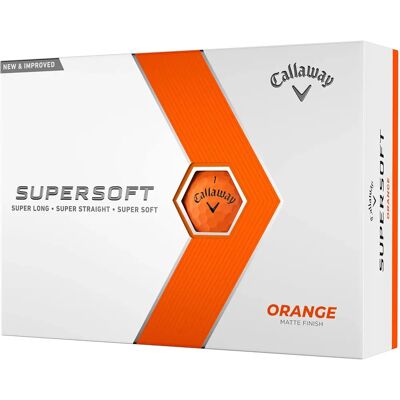 Callaway Supersoft Orange Golf Balls - Golf Balls Callaway Supersoft Orange Golf Balls - Golf Balls