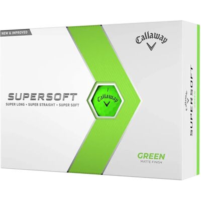 Callaway Supersoft Matte 23 Golf Balls - Green Callaway Supersoft Matte 23 Golf Balls - Green