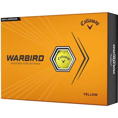 Callaway Warbird Yellow Golf Balls - Golf Balls Callaway Warbird Yellow Golf Balls - Golf Balls