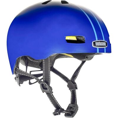 Casco Blu Nutcase Taglia L - Impatto Ridotto, Ventilato, Visiera Rimovibile Casco Blu Nutcase Taglia L - Impatto Ridotto, Ventilato, Visiera Rimovibile