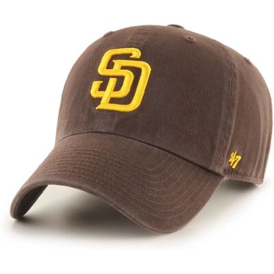 47 Brand Adjustable Cap - CLEAN UP San Diego Padres braun 47 Brand Adjustable Cap - CLEAN UP San Diego Padres braun