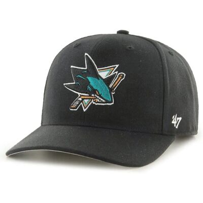 47 Brand Nízkoprofilová Snapback Čepice - ZONA San Jose Sharks Černá 47 Brand Nízkoprofilová Snapback Čepice - ZONA San Jose Sharks Černá