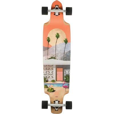 Globe Spearpoint Motel 40" Longboard - Drop-through Trucks, Ahorn, Multi Globe Spearpoint Motel 40" Longboard - Drop-through Trucks, Ahorn, Multi