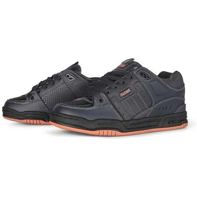 Globe Fusion Skate Shoes - Phantom/Burnt Orange - Black/Orange - UK 12 Globe Fusion Skate Shoes - Phantom/Burnt Orange - Black/Orange - UK 12