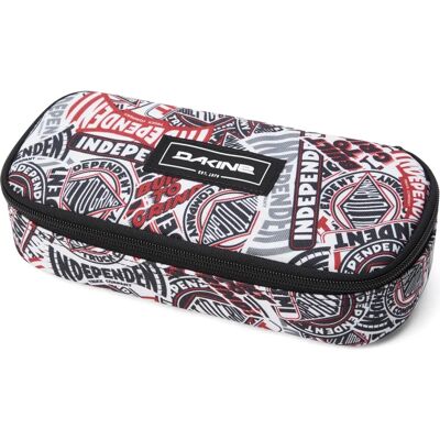 Dakine School X Independent Blanc - Trousse / Étui à crayons - Publicité Dakine School X Independent Blanc - Trousse / Étui à crayons - Publicité