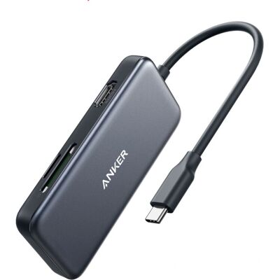Anker A83340A1 USB 3.2 Gen 1 Typ-C Schwarz - USB Hub Anker A83340A1 USB 3.2 Gen 1 Typ-C Schwarz - USB Hub