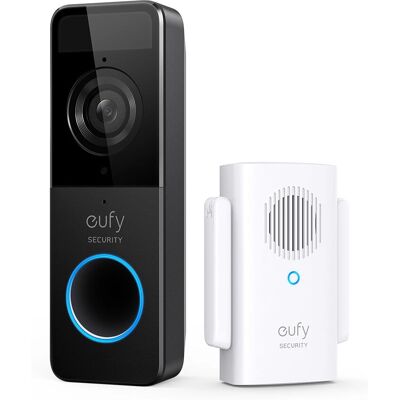 Eufy Video Doorbell 1080p Black - Home Security Device Eufy Video Doorbell 1080p Black - Home Security Device