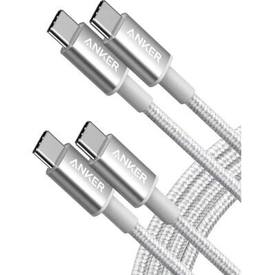 Kabel USB C do USB C Anker - Nylon 6ft/1.8m, 2-szt Kabel USB C do USB C Anker - Nylon 6ft/1.8m, 2-szt