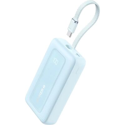 Power Bank Zolo Anker - 10000mAh, 30W, Type-C, USB - Bleu Clair - Power Bank Power Bank Zolo Anker - 10000mAh, 30W, Type-C, USB - Bleu Clair - Power Bank