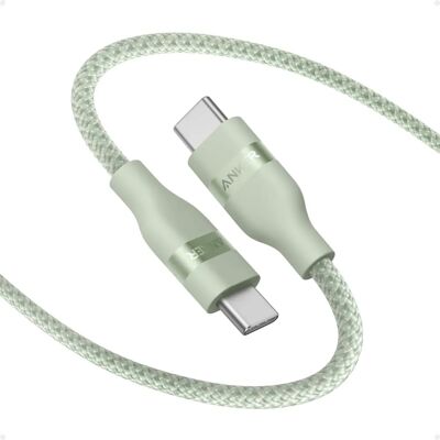 Kabel USB-C na USB-C od Anker - 6 ft, Zielony, 240W - Kabel Kabel USB-C na USB-C od Anker - 6 ft, Zielony, 240W - Kabel