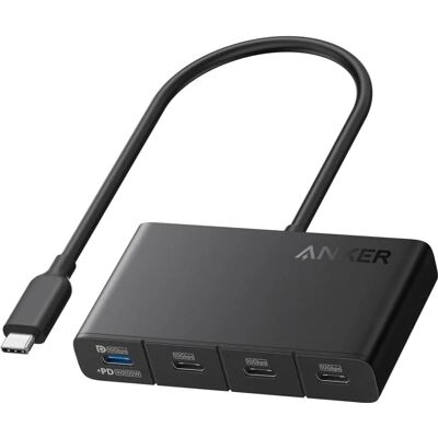 Anker Dockingstation - 4-in-1 USB-C Hub - Schwarz Anker Dockingstation - 4-in-1 USB-C Hub - Schwarz