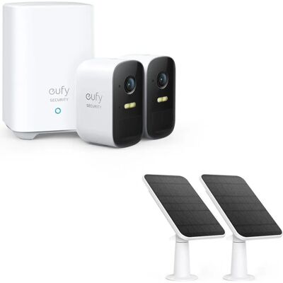 eufyCam 2C 2-Kamera-Set mit Solarpanel - Außensicherheitskamera eufyCam 2C 2-Kamera-Set mit Solarpanel - Außensicherheitskamera