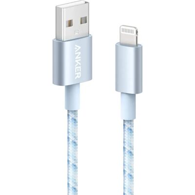Anker 331 Nylon Lightning Cable - Blue - 3.3 ft - Lightning Cable Anker 331 Nylon Lightning Cable - Blue - 3.3 ft - Lightning Cable