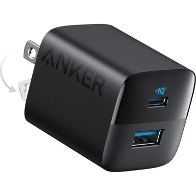Anker A2331G11 Zwart 33W Dubbele Poort Muuroplader - Muuroplader Anker A2331G11 Zwart 33W Dubbele Poort Muuroplader - Muuroplader