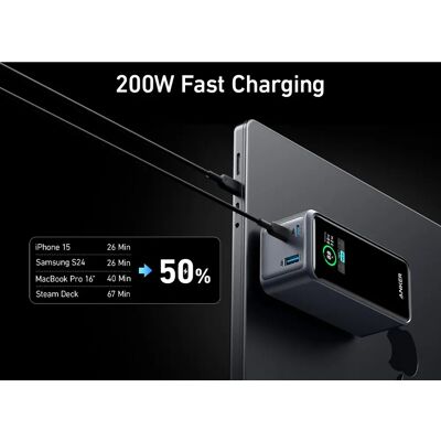 Powerbanka Anker Prime 20000mAh - Kompaktní, Rychlé nabíjení, Digitální displej Powerbanka Anker Prime 20000mAh - Kompaktní, Rychlé nabíjení, Digitální displej