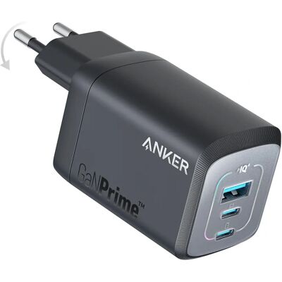 Chargeur GaN Prime 100W d'Anker - Charge rapide, compact, multiport Chargeur GaN Prime 100W d'Anker - Charge rapide, compact, multiport