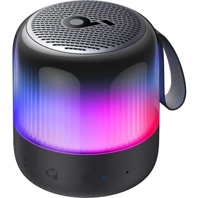 Soundcore Glow Mini Bluetooth Tragbarer Lautsprecher - Kabellos, Schwarz, 8W, IP67 Soundcore Glow Mini Bluetooth Tragbarer Lautsprecher - Kabellos, Schwarz, 8W, IP67