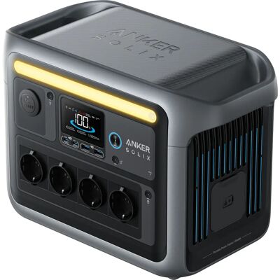 Přenosná Energetická Stanice Anker Solix C1000X - 1800W, 1056Wh, LiFePO4, 6 Portů Přenosná Energetická Stanice Anker Solix C1000X - 1800W, 1056Wh, LiFePO4, 6 Portů