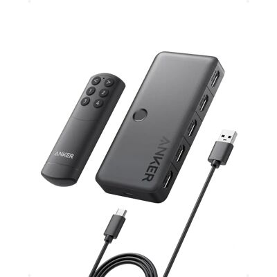 Anker HDMI-Switch - 4K HDMI - 4 in 1 Out Anker HDMI-Switch - 4K HDMI - 4 in 1 Out