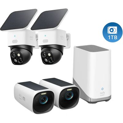 eufy - S330-S340 Bundle - 4K - 1TB HDD - Beveiligingscamera Bundel eufy - S330-S340 Bundle - 4K - 1TB HDD - Beveiligingscamera Bundel