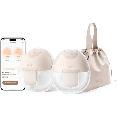 eufy Elektrische Borstvoedingspomp - Draagbaar en Handsfree - Wit eufy Elektrische Borstvoedingspomp - Draagbaar en Handsfree - Wit