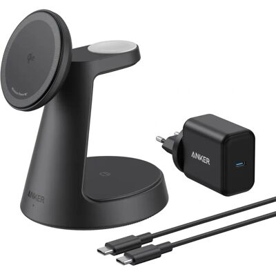 Anker MagGo 3-in-1 Draadloze Oplader Anker MagGo 3-in-1 Draadloze Oplader