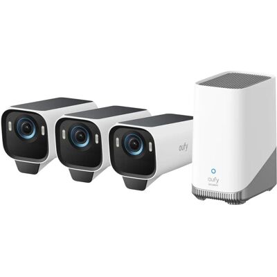 EufyCam S3 Pro 3-Cam Kit Wit - Beveiligingscamera Kit EufyCam S3 Pro 3-Cam Kit Wit - Beveiligingscamera Kit