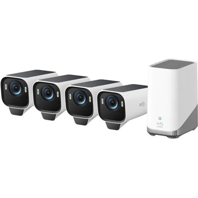 eufyCam S3 Pro 4-Cam Kit Wit - Beveiligingscamera Set eufyCam S3 Pro 4-Cam Kit Wit - Beveiligingscamera Set