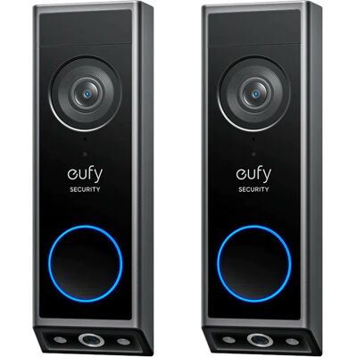eufy - Video Doorbell E340 - Batteriebetrieben - Schwarz - 2 eufy - Video Doorbell E340 - Batteriebetrieben - Schwarz - 2
