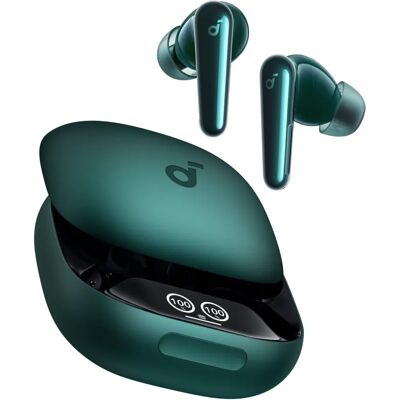 Écouteurs Soundcore Liberty 4 Pro Vert Minity - Annulation de bruit Écouteurs Soundcore Liberty 4 Pro Vert Minity - Annulation de bruit