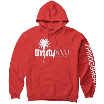Thirtytwo Spring Break Hoodie - Sweat à capuche - Rouge - Publicité Thirtytwo Spring Break Hoodie - Sweat à capuche - Rouge - Publicité