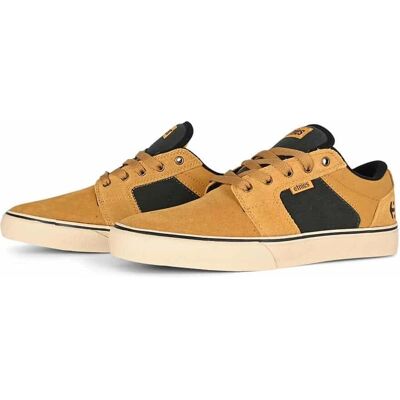 Etnies Barge LS - Skate Shoes - Tan/Green Brown Etnies Barge LS - Skate Shoes - Tan/Green Brown