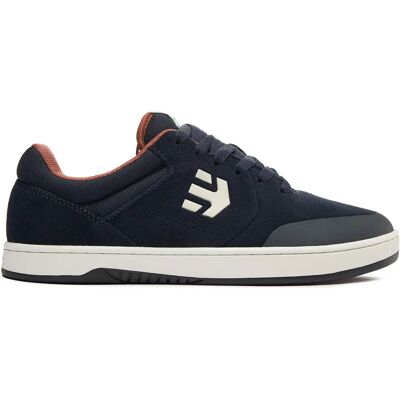 Etnies Navy Brown White Mens Marana Skate Sneakers - Sneaker Etnies Navy Brown White Mens Marana Skate Sneakers - Sneaker