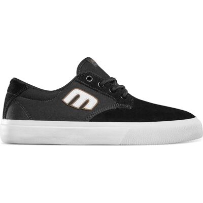 Etnies Barge Plus Skate Schuhe - Schwarz/Weiß - Skate Shoes Etnies Barge Plus Skate Schuhe - Schwarz/Weiß - Skate Shoes