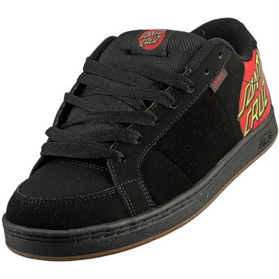 Etnies Kingpin X Santa Cruz Black Red Yellow Skate Trainers - Skate Trainers Etnies Kingpin X Santa Cruz Black Red Yellow Skate Trainers - Skate Trainers