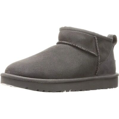 UGG Zimowe Botki Classic Ultra Mini - Szare UGG Zimowe Botki Classic Ultra Mini - Szare