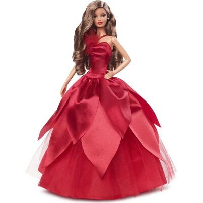 Barbie Signature 2022 Holiday Doll Light-Brown - Doll - Dollstand Barbie Signature 2022 Holiday Doll Light-Brown - Doll - Dollstand