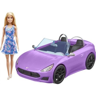 Barbie Barbie z Kabrioletem Fioletowym (HBY29) Barbie Barbie z Kabrioletem Fioletowym (HBY29)