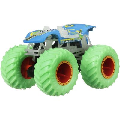 Hot Wheels Monster Trucks Glow In The Dark Podium Grasher Hot Wheels Monster Trucks Glow In The Dark Podium Grasher