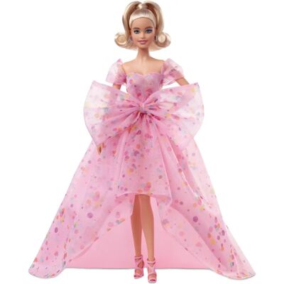 Mattel Barbie Birthday Wishes - Blonde Doll with Pink Tulle Dress Mattel Barbie Birthday Wishes - Blonde Doll with Pink Tulle Dress