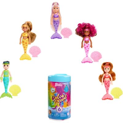 Poupée sirène arc-en-ciel Chelsea de Barbie - Surprises de déballage - Publicité Poupée sirène arc-en-ciel Chelsea de Barbie - Surprises de déballage - Publicité