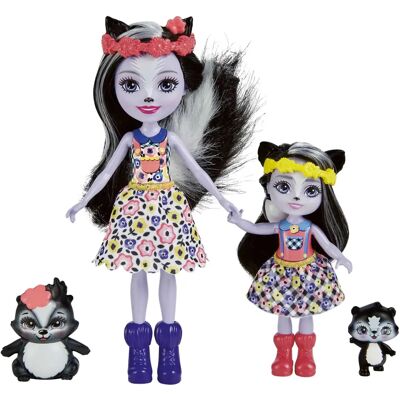 Lalki Enchantimals Sage Skunk i Sabella Skunk - Zabawki Lalki Enchantimals Sage Skunk i Sabella Skunk - Zabawki