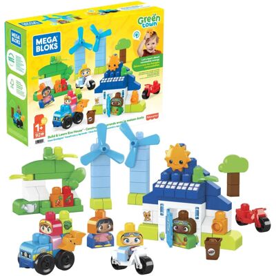 Mega Bloks Jouet Écologique - Ville Verte, 88 Pièces Mega Bloks Jouet Écologique - Ville Verte, 88 Pièces