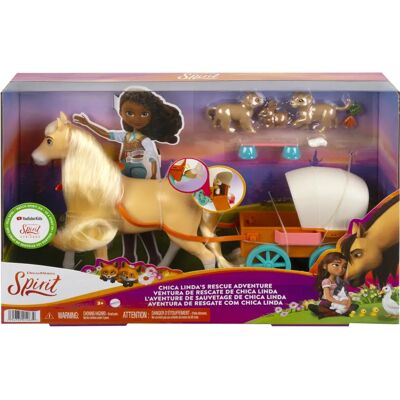 Accessoire poupée Spirit HCH51 - Cheval et voiture en jouet - Publicité Accessoire poupée Spirit HCH51 - Cheval et voiture en jouet - Publicité