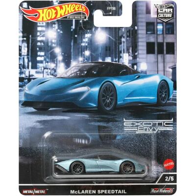 Hot Wheels McLaren Speedtail Azul Metálico Claro - Carro Hot Wheels McLaren Speedtail Azul Metálico Claro - Carro