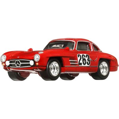 Hot Wheels Jay Leno Garage Mercedes-Benz 300 SL - Set de voitures 1:64 - Publicité Hot Wheels Jay Leno Garage Mercedes-Benz 300 SL - Set de voitures 1:64 - Publicité